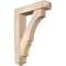 Ekena Millwork Balboa Arts and Crafts Smooth Bracket w/ Offset Brace, Douglas Fir, 5 1/2"W x 22"D x 30"H BKT0604X22X30BOA03SDF - alternate 1